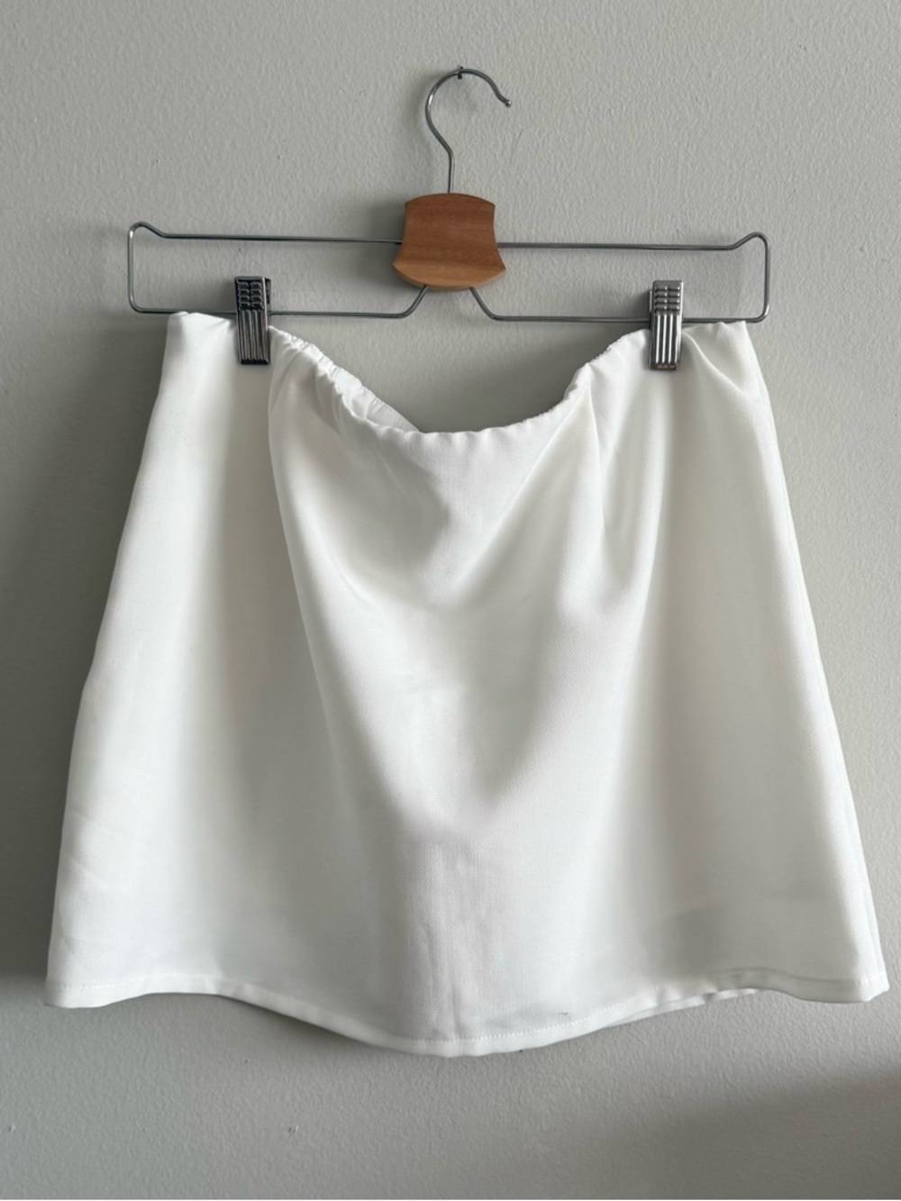 Sincerely Jules - Mini White Skirt with Built-in Shorts | Size X-Large
